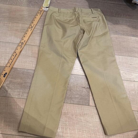 MICHAEL KORS WOMENS SIZE 4 CHINO KHAKI PANTS NEW - Picture 9 of 9